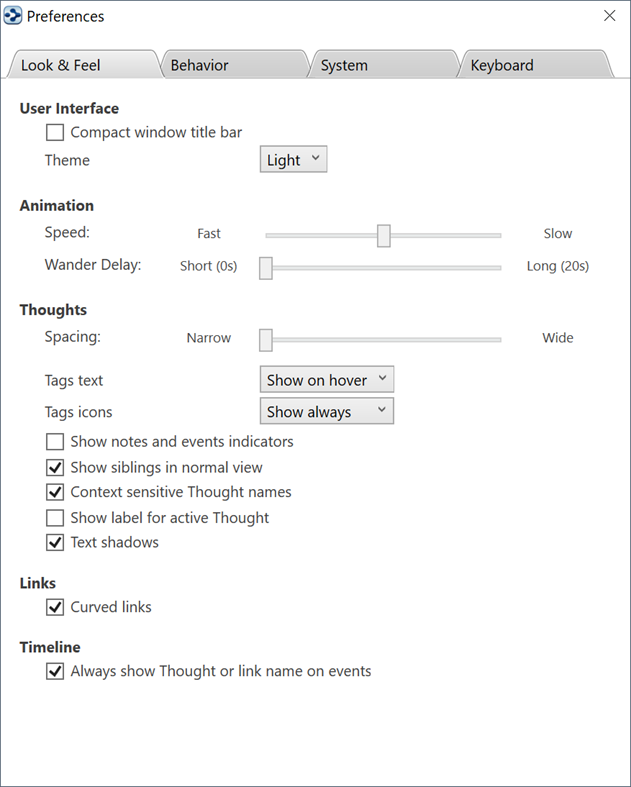 思维导图TheBrain基础实操教程——设置喜好的外观和感觉选项 思维导图TheBrain基础实操教程——设置喜好的外观和感觉选项
