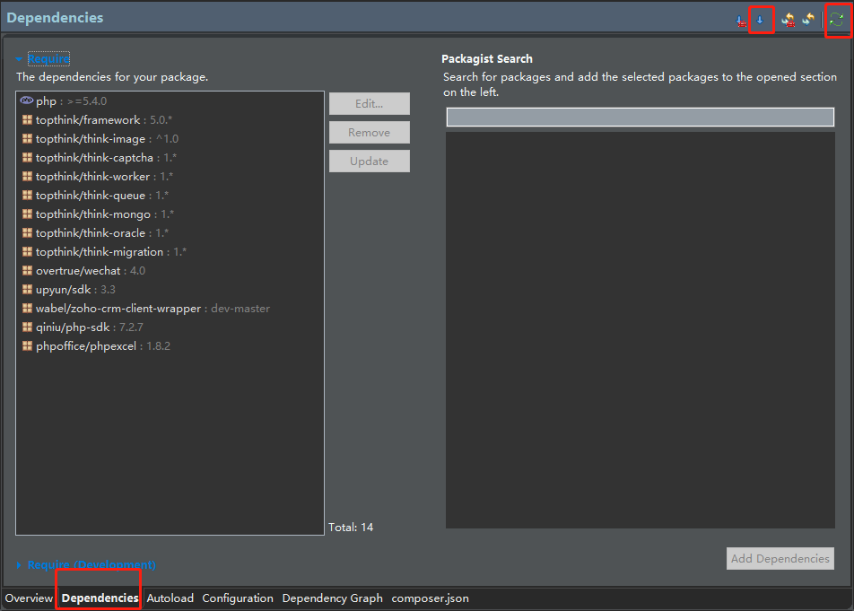 composer dependence composer dependence