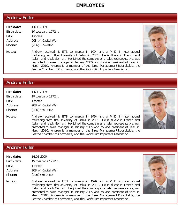 如何制作重复band,以实现在报告中多次显示相同的信息 如何制作重复band,以实现在报告中多次显示相同的信息