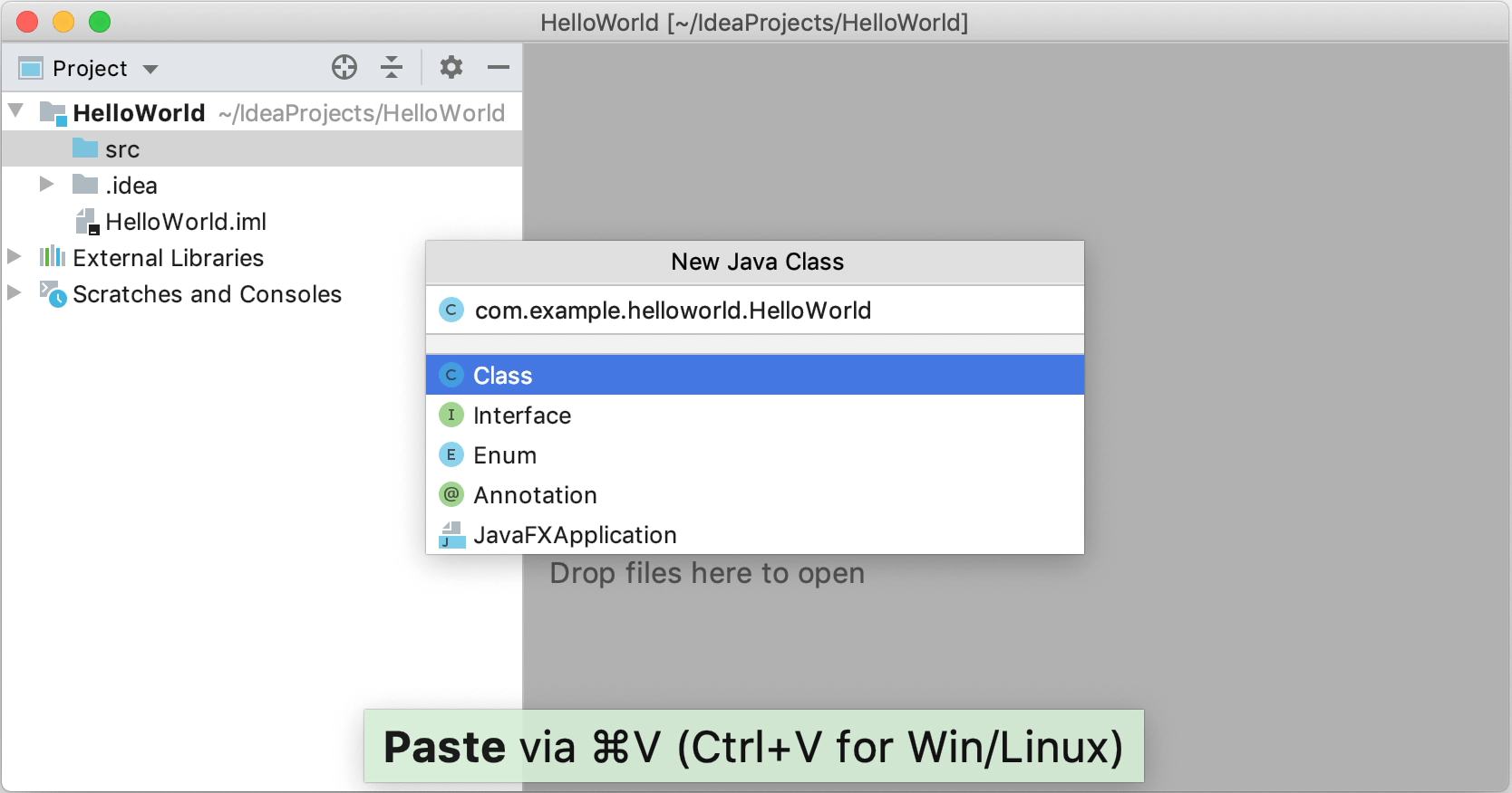 IntelliJ IDEA入门教程(六):创建您的第一个Java应用程序 IntelliJ IDEA入门教程(六):创建您的第一个Java应用程序