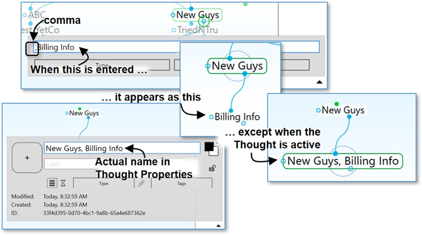 思维导图工具TheBrain基础实操教程——使用逗号创建上下文相关的思想名称 思维导图工具TheBrain基础实操教程——使用逗号创建上下文相关的思想名称