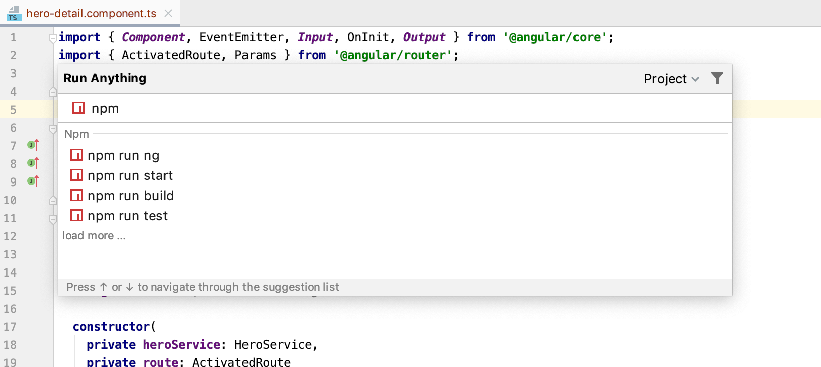 运行任何动作 运行任何动作